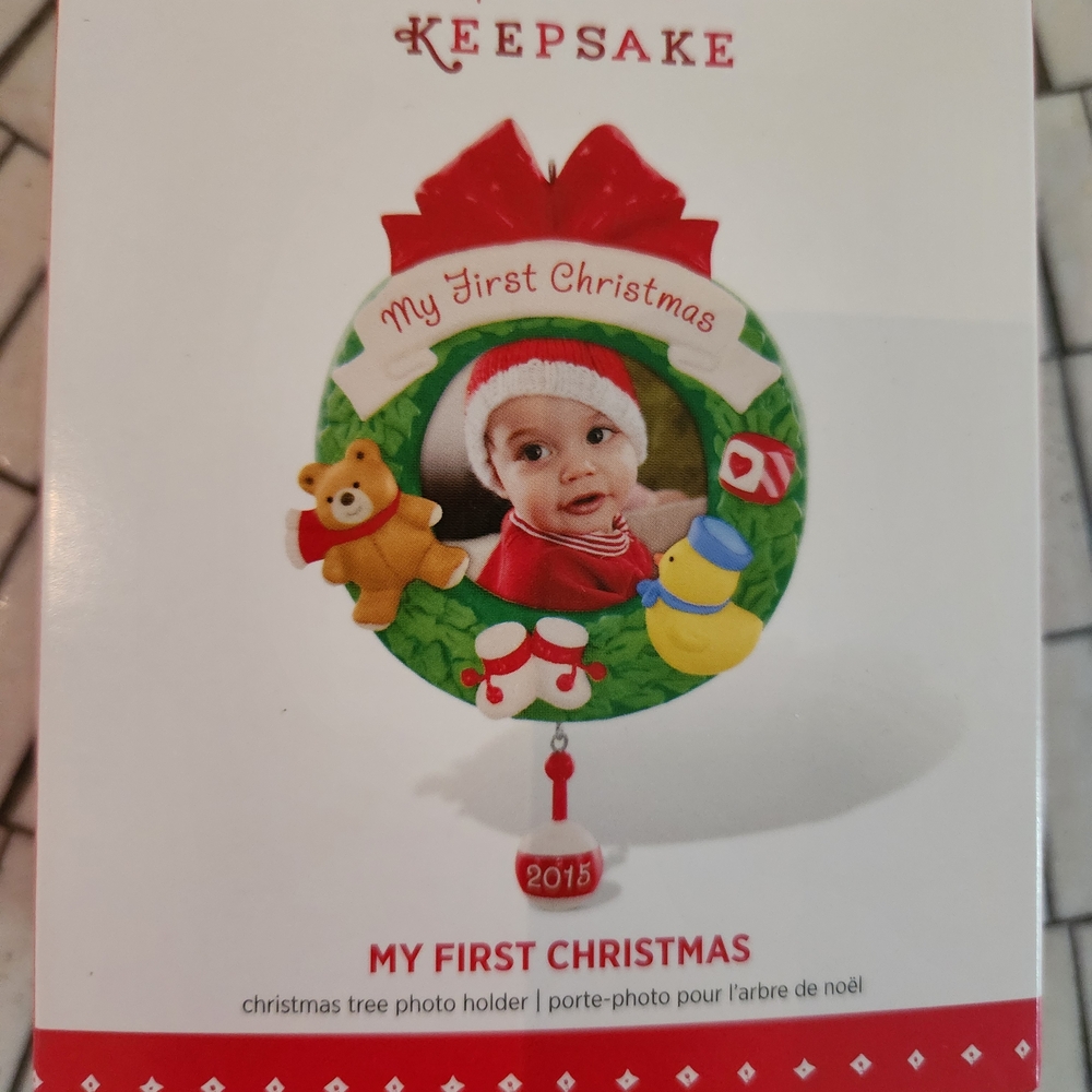 2015 Keepsake My First Christmas Ornament